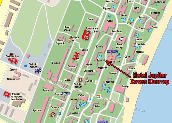 Jupiter Hotell Slăntjev Brjag